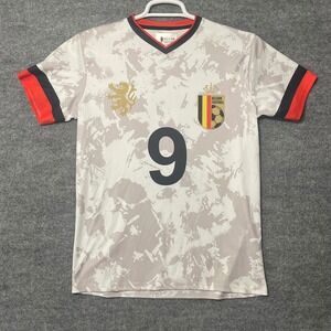 Belgium Soccer Jersey Number Lukaku #9 Small‎ Football Fan Apparel Short Sleeve